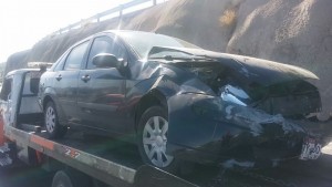 Vuelca camioneta en la carretera corta a Parral (2)