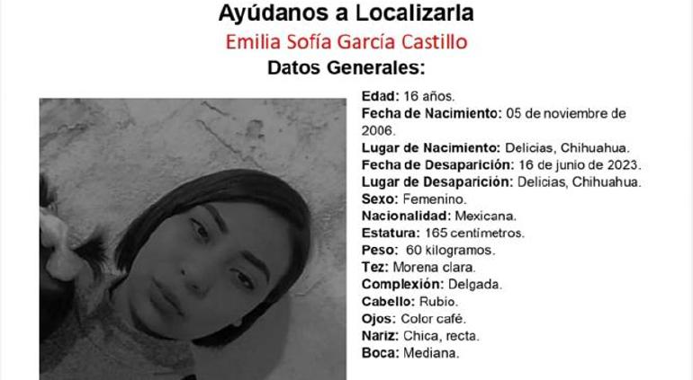 Noticias Codigo 13 Salió De Su Casa En Delicias Y No Volvió Buscan A Emilia García